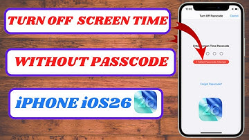 How to Turn Off Screen Time Without Passcode on iPhone iOS 26 |Turn Off Screen Time Without passcode