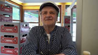 Iconic Hamburg fast food restaurant! Fish sandwich tradition for over 30 years in Hamburg