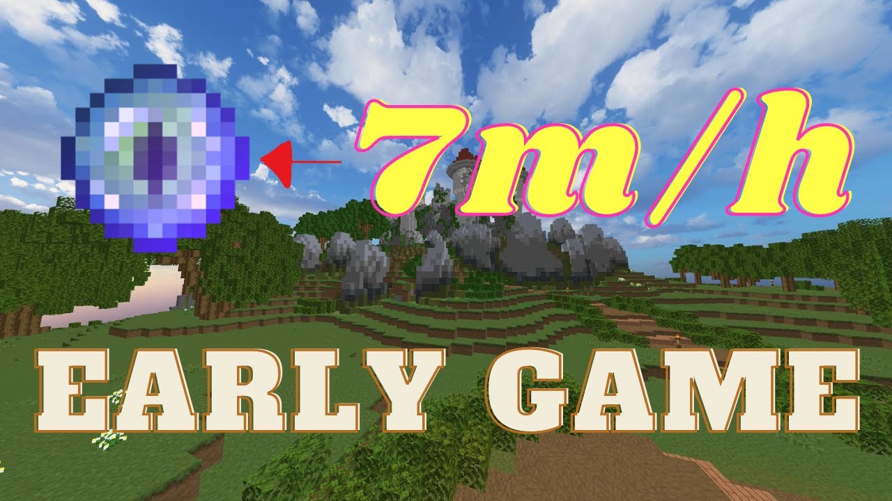 Make $7,200,000/h As An EARLY GAME Player with NO EFFORT | Hypixel Skyblock