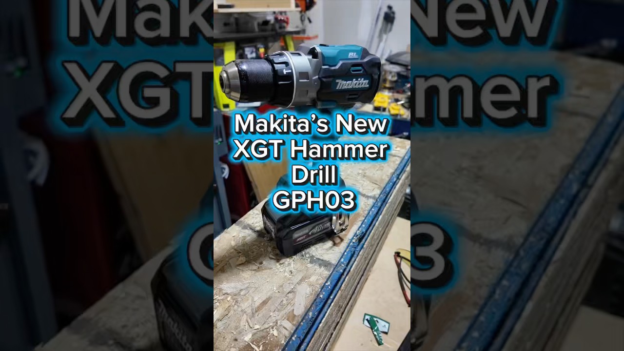 Makita’s Brand New XGT Hammer Drill - GPH03 