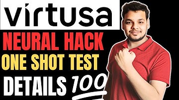Virtusa Neural Hackathon 2025 | (One Shot) Assessment Solution | Pattern | Virtusa Hiring Update