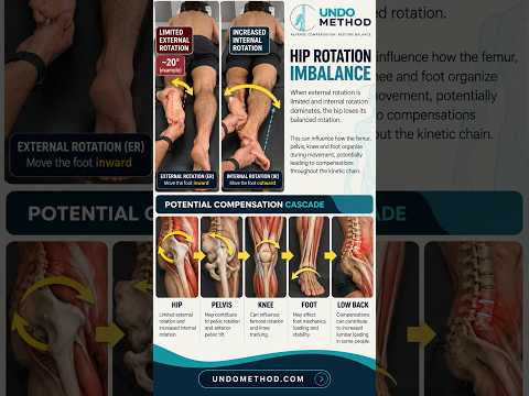Hip rotation imbalance