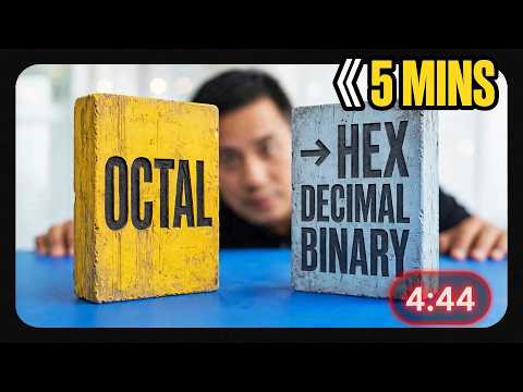 Octal to Binary Decimal & Hexadecimal Number System Conversion | Quick Revision