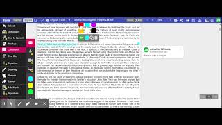To Kill a Mockingbird - Chapter 1 - Annotation for Atticus