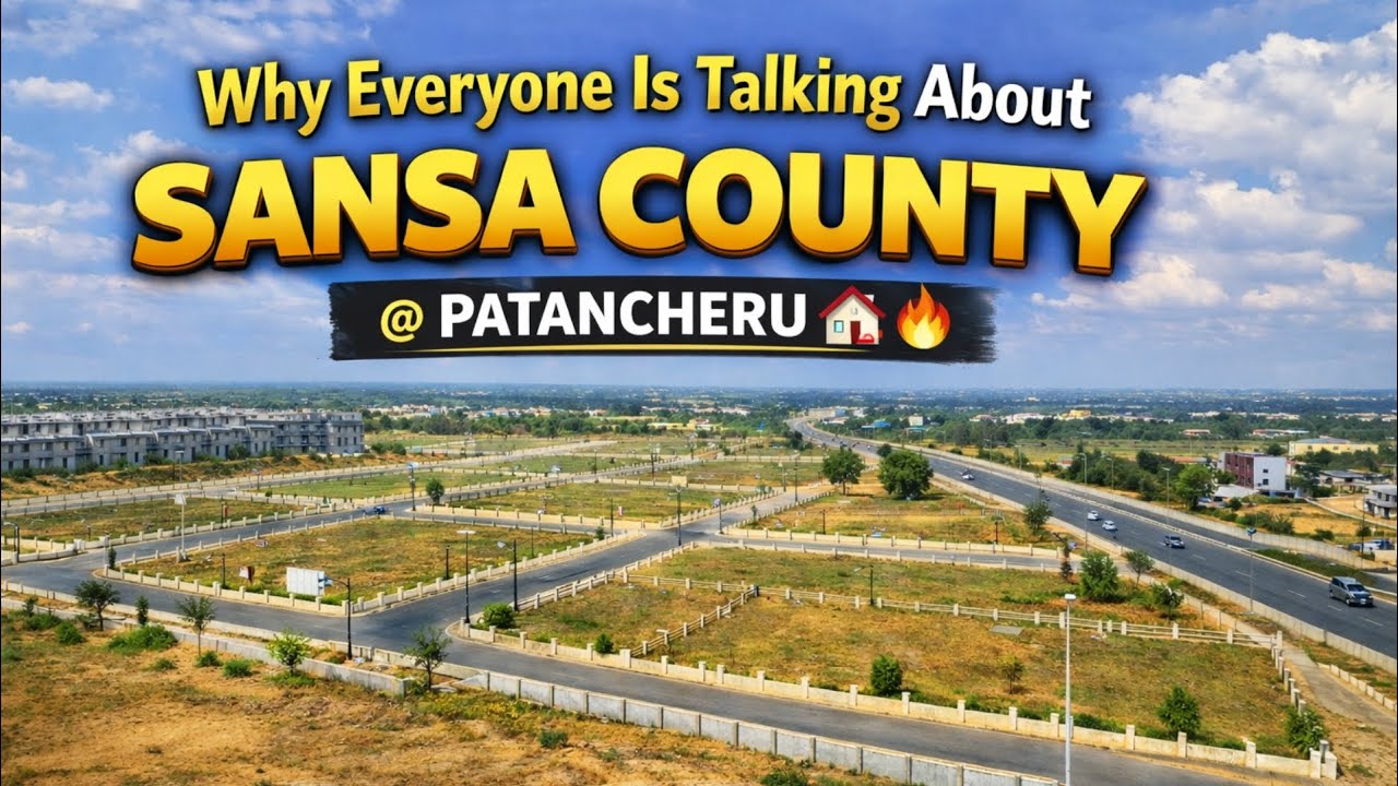 SANSA COUNTY | TATTVA | AURO REALITY |  PATANCHERU | HMDA APPROVED VILLA PROJECT