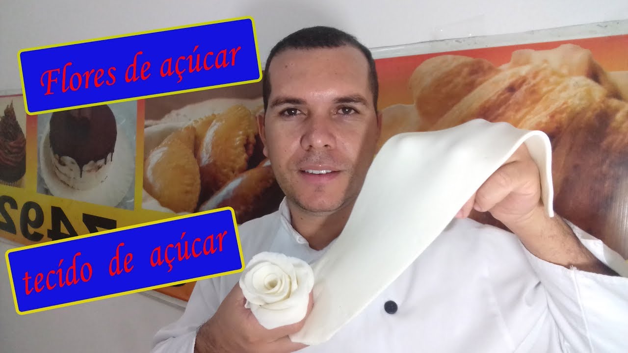 Como fazer massa elástica e flores de açúcar