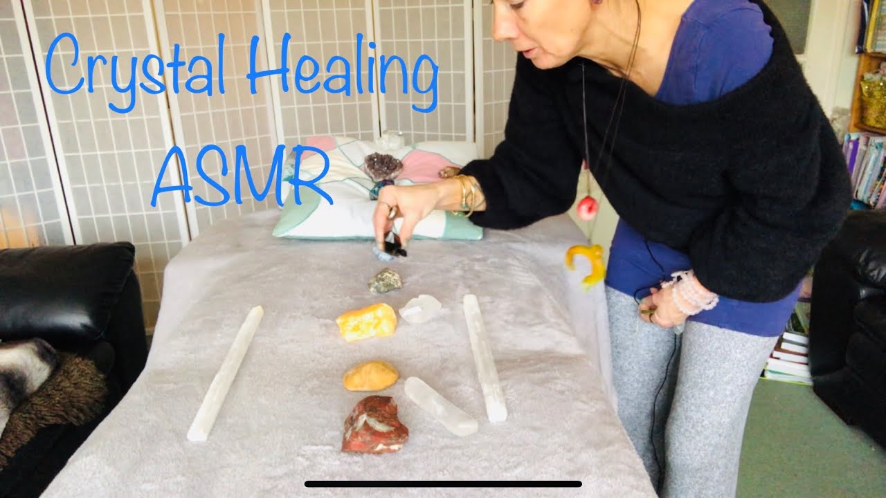 ASMR Reiki Crystal Healing Demo - YouTube