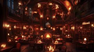 Majestic Library Ambiance - Thunderstorm Serenity by Cozy Timez 7,562 views 2 months ago 8 hours