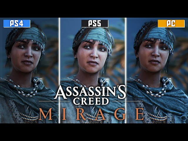 Assassin's Creed Mirage: PS4 vs PS5 vs PC Comparison