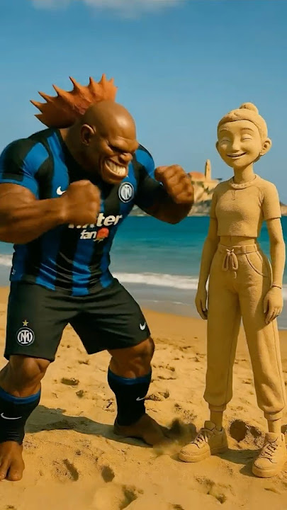 Brainrot Unleashed: Smashing Massive K-Pop Sand Sculptures 🤯🏖️🔥