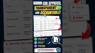 GRN Approval Mein Delete Hua Item? Sab Track Hota Hai!🔥| IndustryPrime #shorts