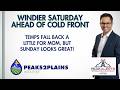 What does a Saturday evening cold front mean for the weekend and Mother's Day?