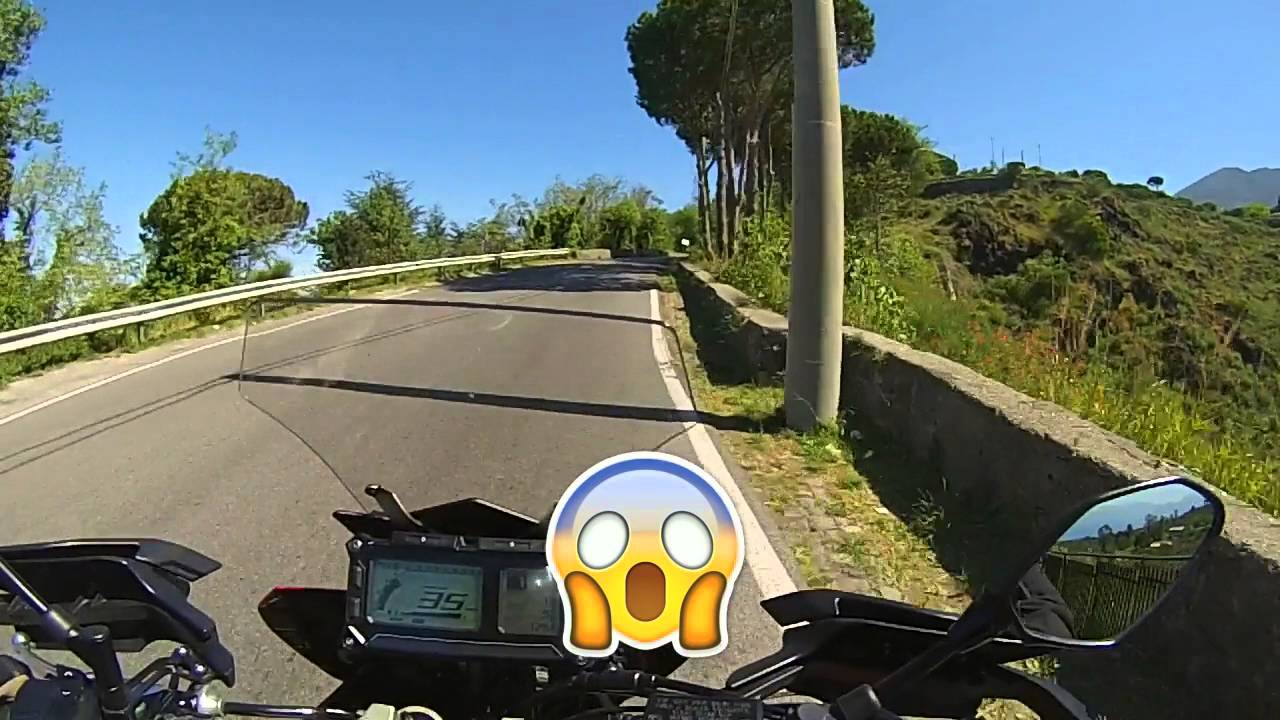 In moto sul Vesuvio Vlog beta