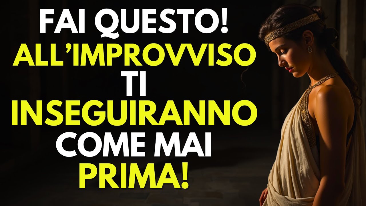 Pensavano Che Li Avresti Inseguiti... Ma Sei Scomparso Invece | Stoicismo