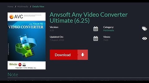 Installing Anvsoft AVC Converter & converting mkv to MP4 video