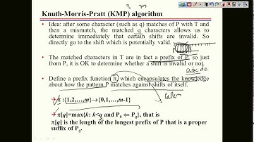 KMP String Matching