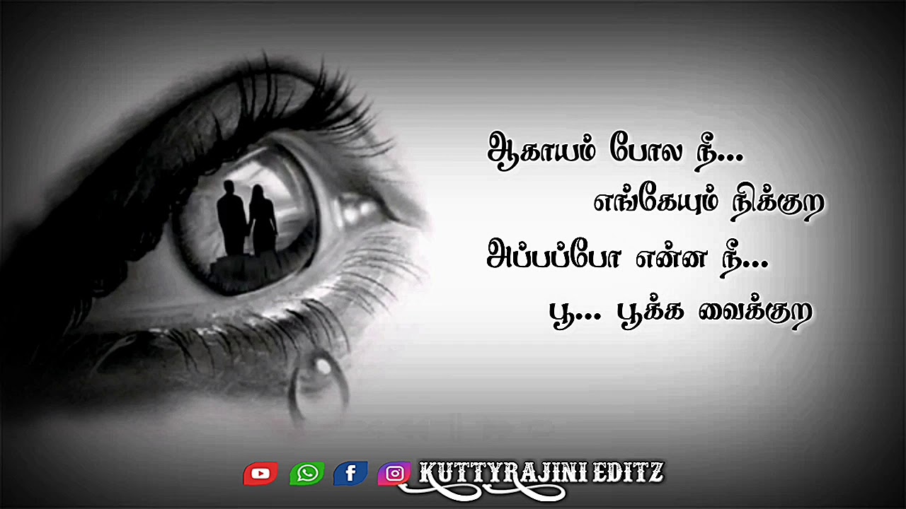 Usurukkul Un Pera Ezhuthi Vachen Song Whatsapp Status