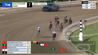 Gulfstream Park November 7, 2025 Race 7