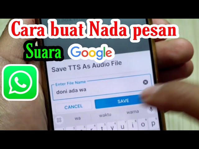 Cara membuat nada pesan wa suara GOOGLE update 2024 pasti bisa di jamin class=