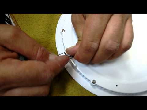 Colocar pestañas sujecion downlight led youtube Downlight led 18w leroy merlin