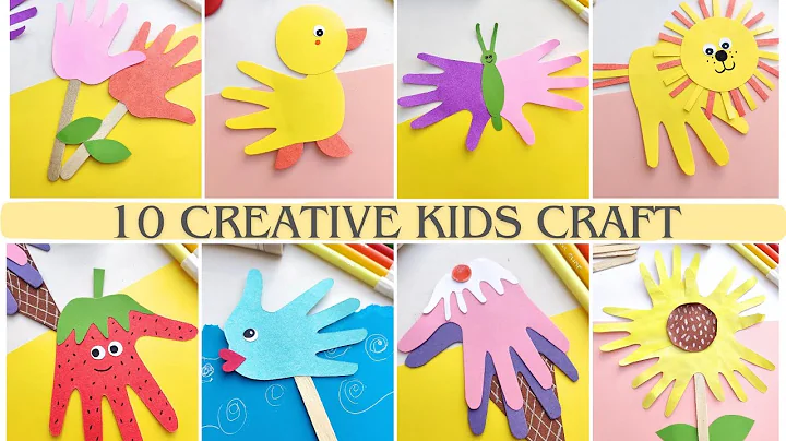 10 Creative and Easy Kids Craft | Fun Crafts for Kids | Handmeyd Treasures