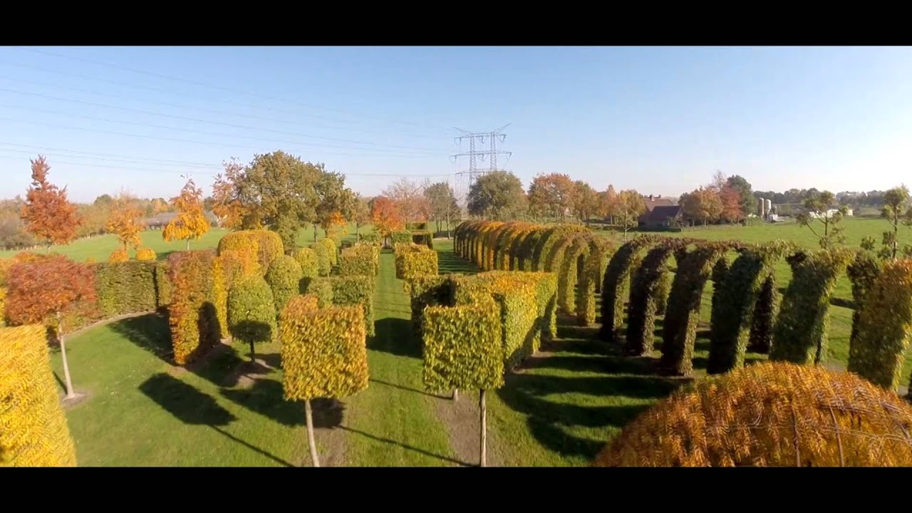 Boomkwekerij van Overbeek van uit de lucht.