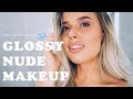 WET LOOK 💦 WEARABLE GLOSSY EYE MAKEUP TUTORIAL | Hello October