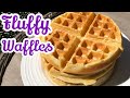 How To Make the BEST Homemade FLUFFY WAFFLES!! Easy Waffle Recipe