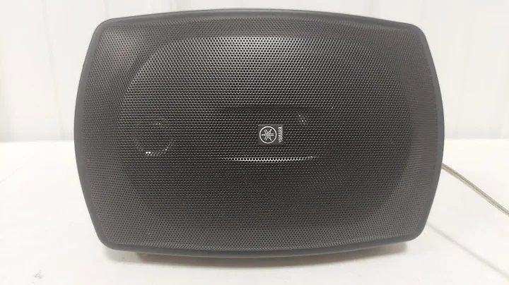 Yamaha NS-AW190 All-Weather Outdoor Speaker - Black - Single