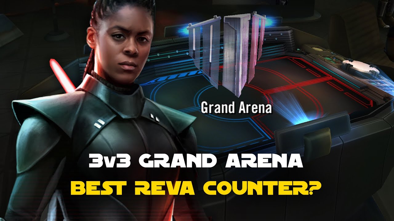 This Reva counter saved my Grand Arena. Is Reva dead on defense? 3v3 GAC | SWGOH Gungans vs Reva