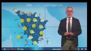 Today's weather forecast in Tuscany - Monday, September 14, 2026