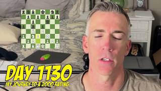 Day 1,130: Playing chess every day until I reach a 2000 rating
