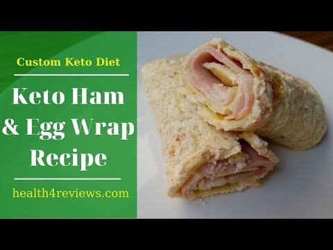 Keto Ham And Egg Wrap Recipe | Keto Diet Recipes | Custom Keto Diet #118