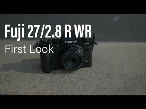 Fuji 27/2.8 R WR │ First Look │ Street Style in Downtown