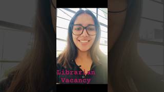 Library Science Vacancy 2026 | Assistant Librarian Job | MLIS Jobs | Librarian Vacancy 2026 #library