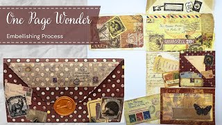 Envelope Flip Book Embellishment Process Junk Journal Your Creative Studio January 2024 Mini Album