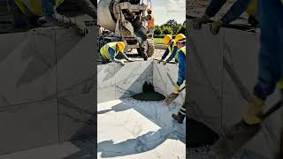 amazing swimming pool construction transformation! From empty land to a luxury pool in seconds. 🔥