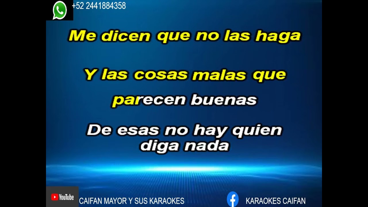 Cosas Buenas Que Parecen Malas - Los Rehenes KARAOKE