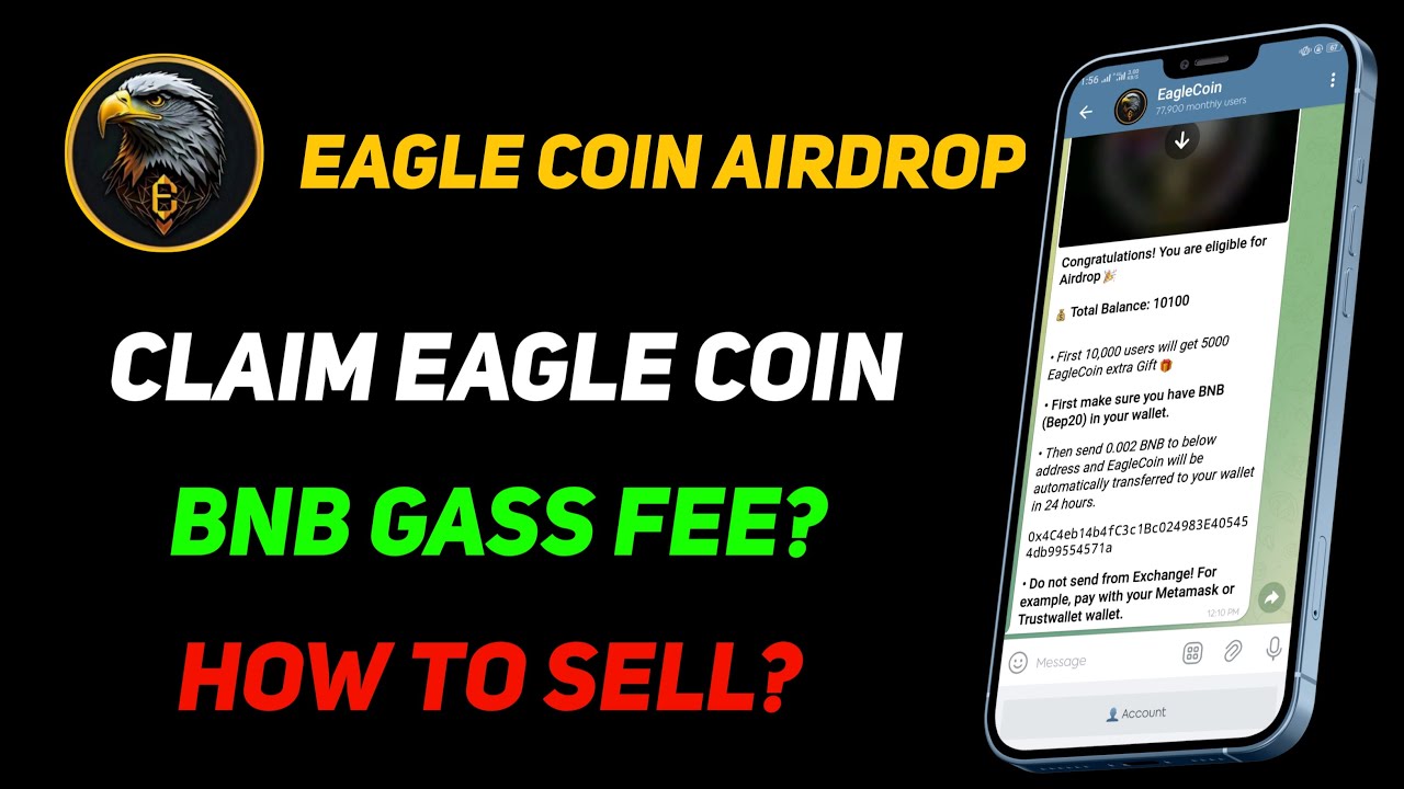 How to sell eagle coin - Claim your eagle coin - Hassan Crypto Official ...