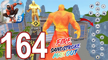 Spider Fighter 3 Gameplay Walkthrough Part 164 - FIRE SANDSTROKE, GADGET & Skills Max Out (Android)