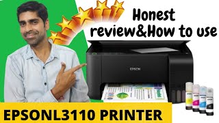 epson L3110 printer kaise use kare full tutorial and honest reviews