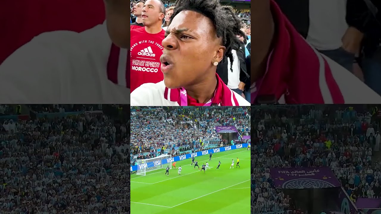 IShowSpeed Reacts To Messi His Insane Assist And Calls Him The Goat 