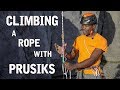How To Climb A Rope Using Prusiks | Climbing Daily Ep.1549