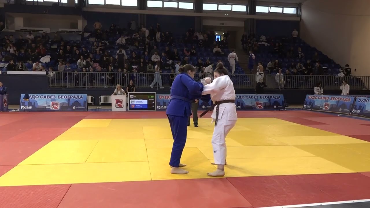 Tamara Čubrilo HAJ Sofija Kostić ŽAN 1:0 +70kg #PrvenstvoBeogradaKadeti2026 BRONZE