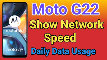 Moto G22 Show Daily Data Usage kaise kare | How To Show Daily Data Usage Setting In Moto G22