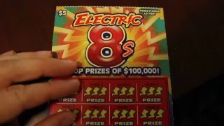 PA Lottery Electric 8s Lotto Scratcher