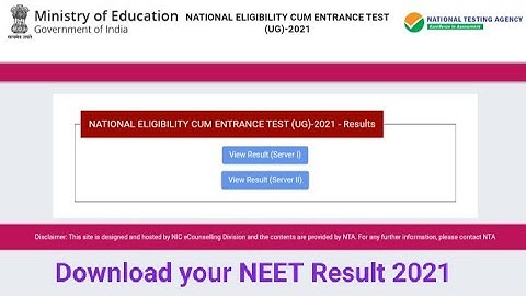 How to download neet result 2021/neet 2021 result kaise dekhe?| NEET 2021 RESULT ERROR | NEET 2021