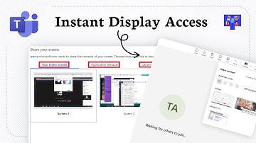 How to share screen on microsoft teams (Easy Display)