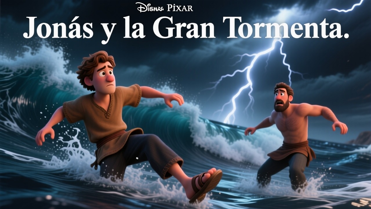 Jonás Capítulo 1: Cuando Huyes de Dios… ¡Llega la Tormenta! 🌊🐳