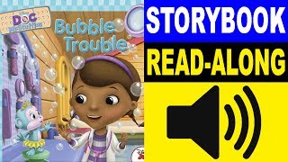 Doc Mcstuffins Read Along Story Book Bubble Trouble Read Aloud Story Books For Kids